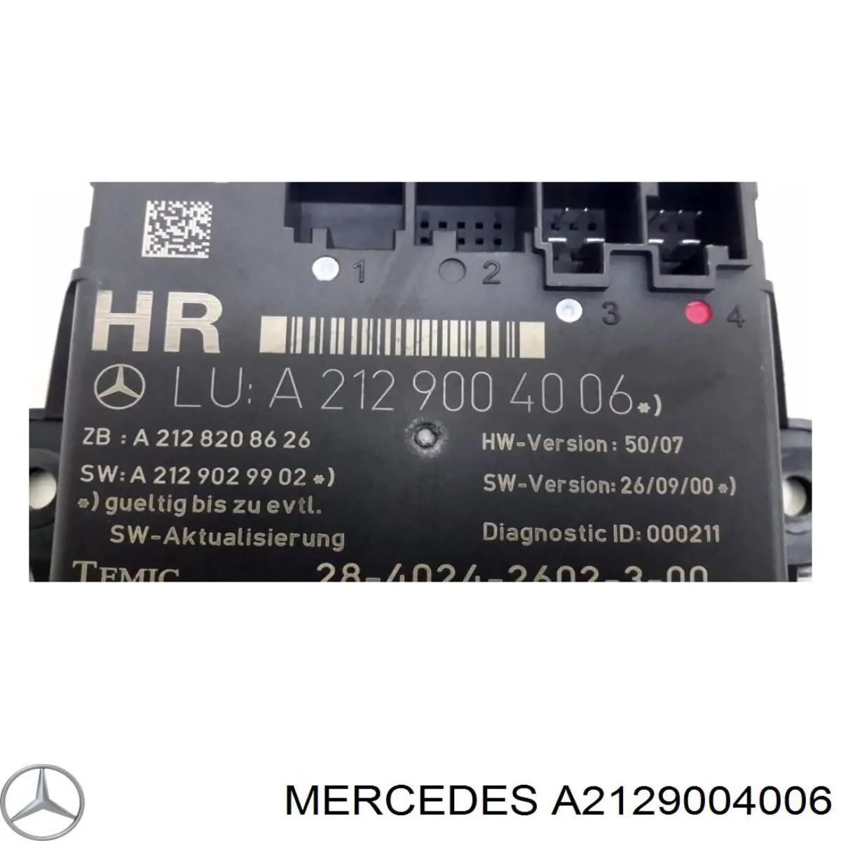 Unidade de conforto Mercedes A2129004006 preço, a partir de 52,55 USD