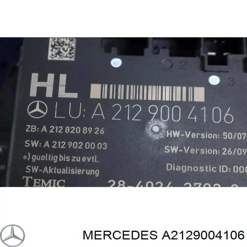 Módulo de conforto da porta traseira Mercedes A2129004106 preço, a partir de 66,40 USD