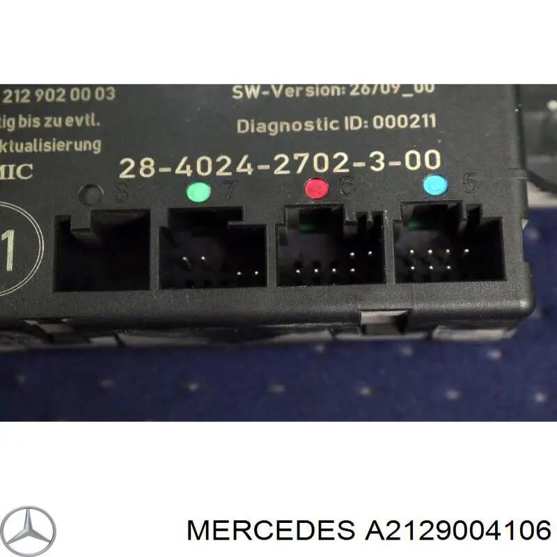 Compre A2129004106 Mercedes Módulo de conforto da porta traseira