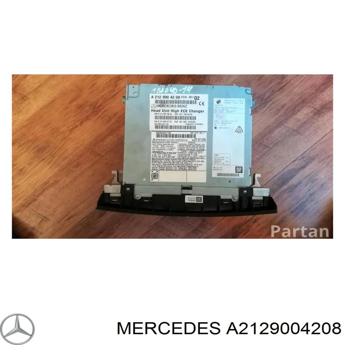 Aparelhagem de som (rádio AM/FM) Mercedes A2129063001 preço, a partir de 243,68 USD