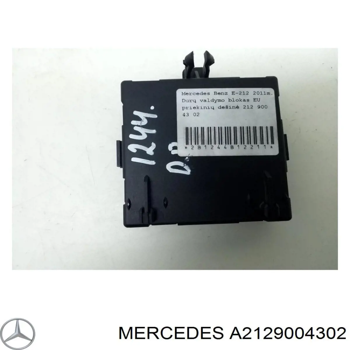 A2129004302 Mercedes Módulo de conforto da porta dianteira