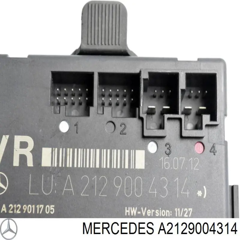 Módulo de conforto da porta dianteira Mercedes A2129004314 preço, a partir de 77,80 USD