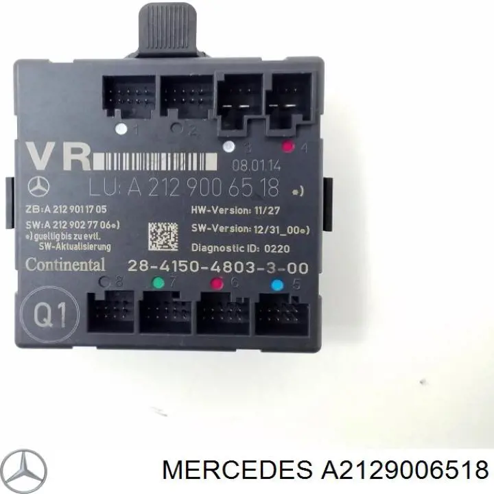 A2129006518 Mercedes Módulo de conforto da porta dianteira