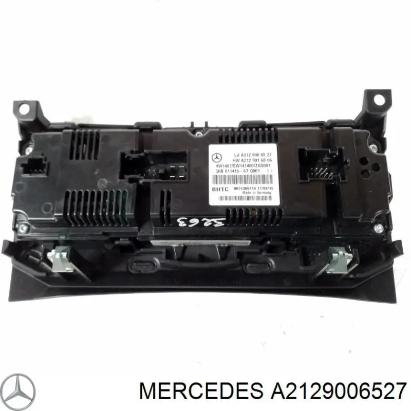 A2129006527 Mercedes Unidade de controlo dos modos de aquecimento/condicionamento
