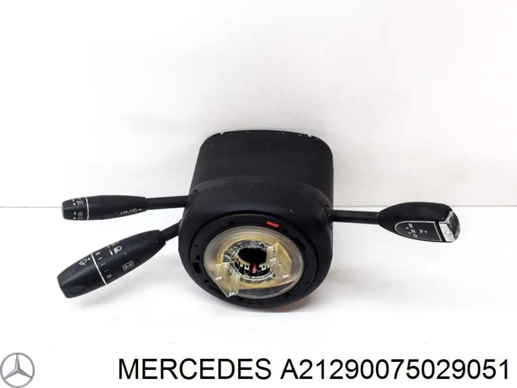21290075029051 Mercedes Comutador esquerdo instalado na coluna da direção