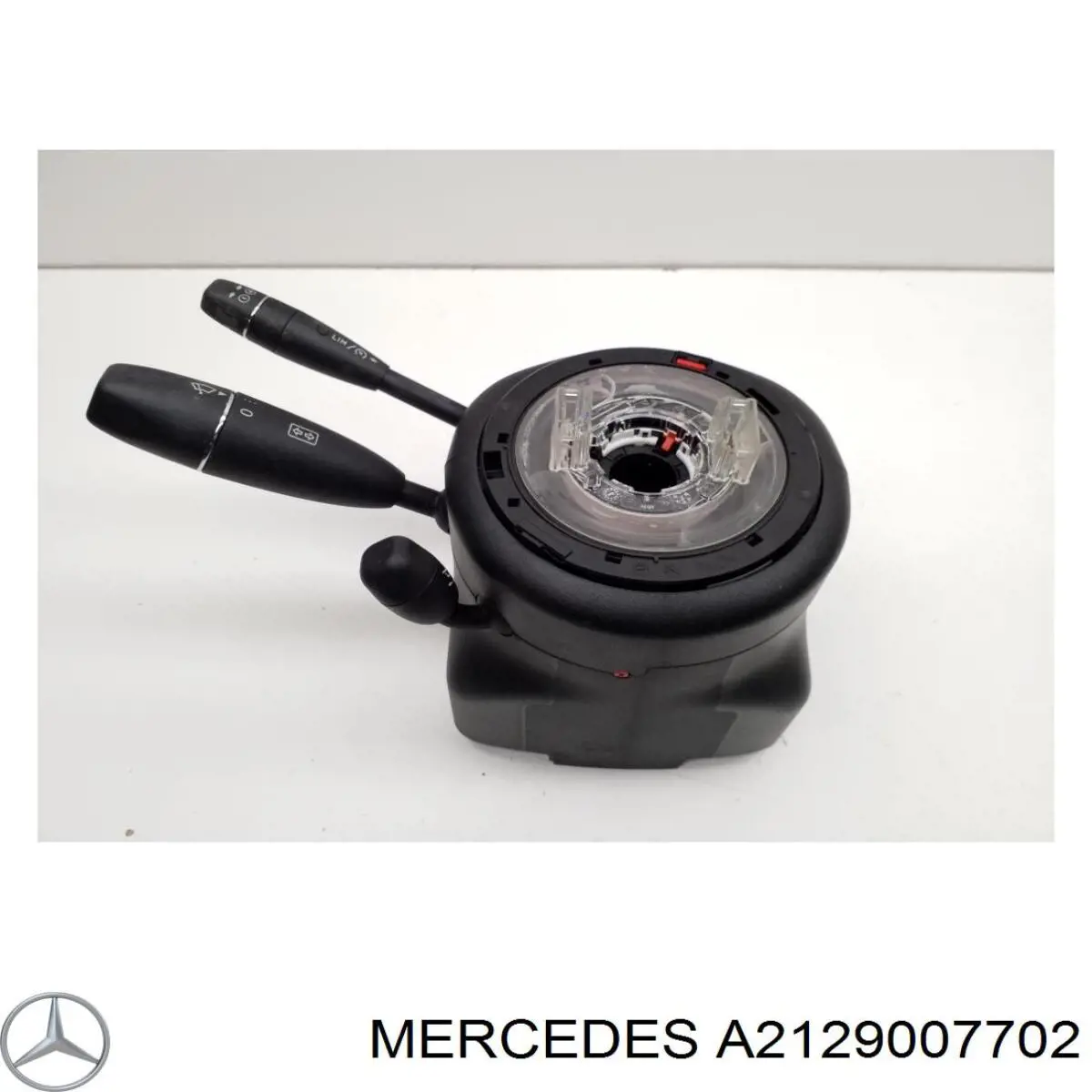 A2129007702 Mercedes Comutador instalado na coluna da direção, montado