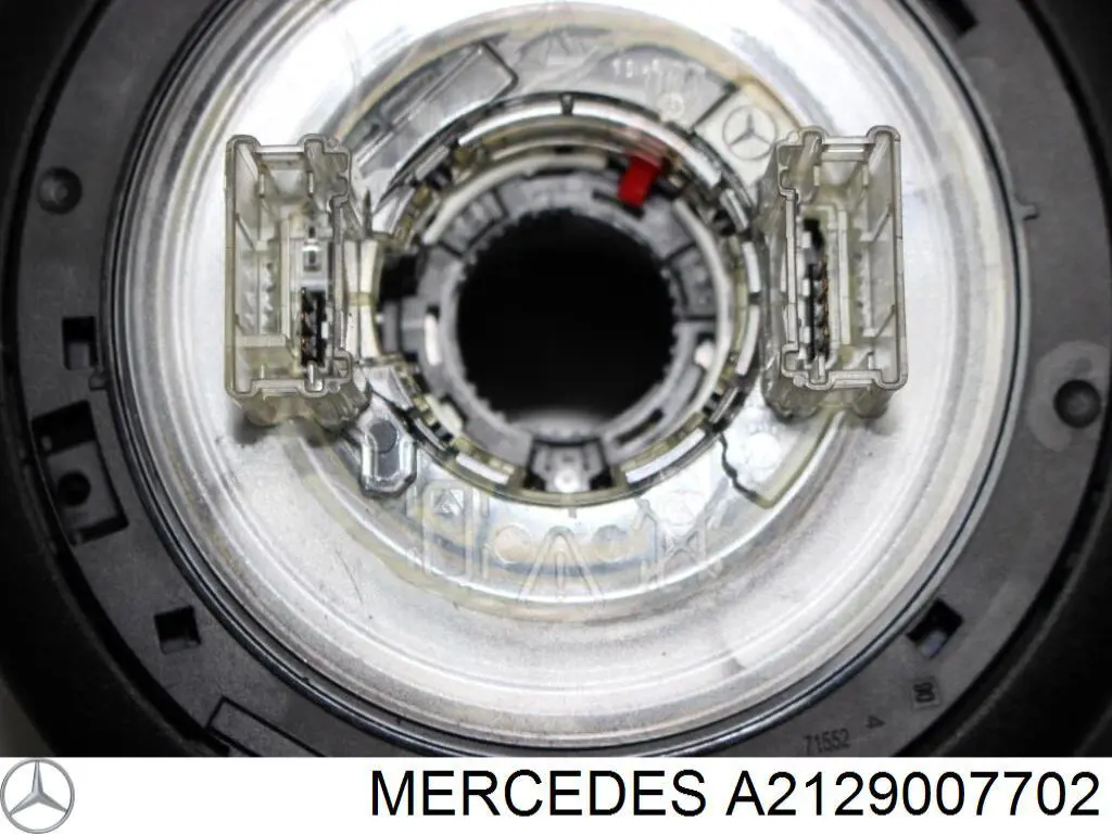 A2129007702 Mercedes Comutador instalado na coluna da direção, montado