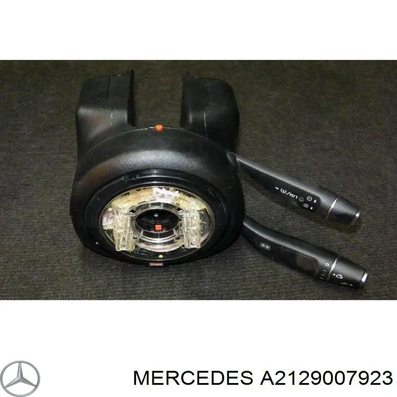 A2129007923 Mercedes Comutador instalado na coluna da direção, montado