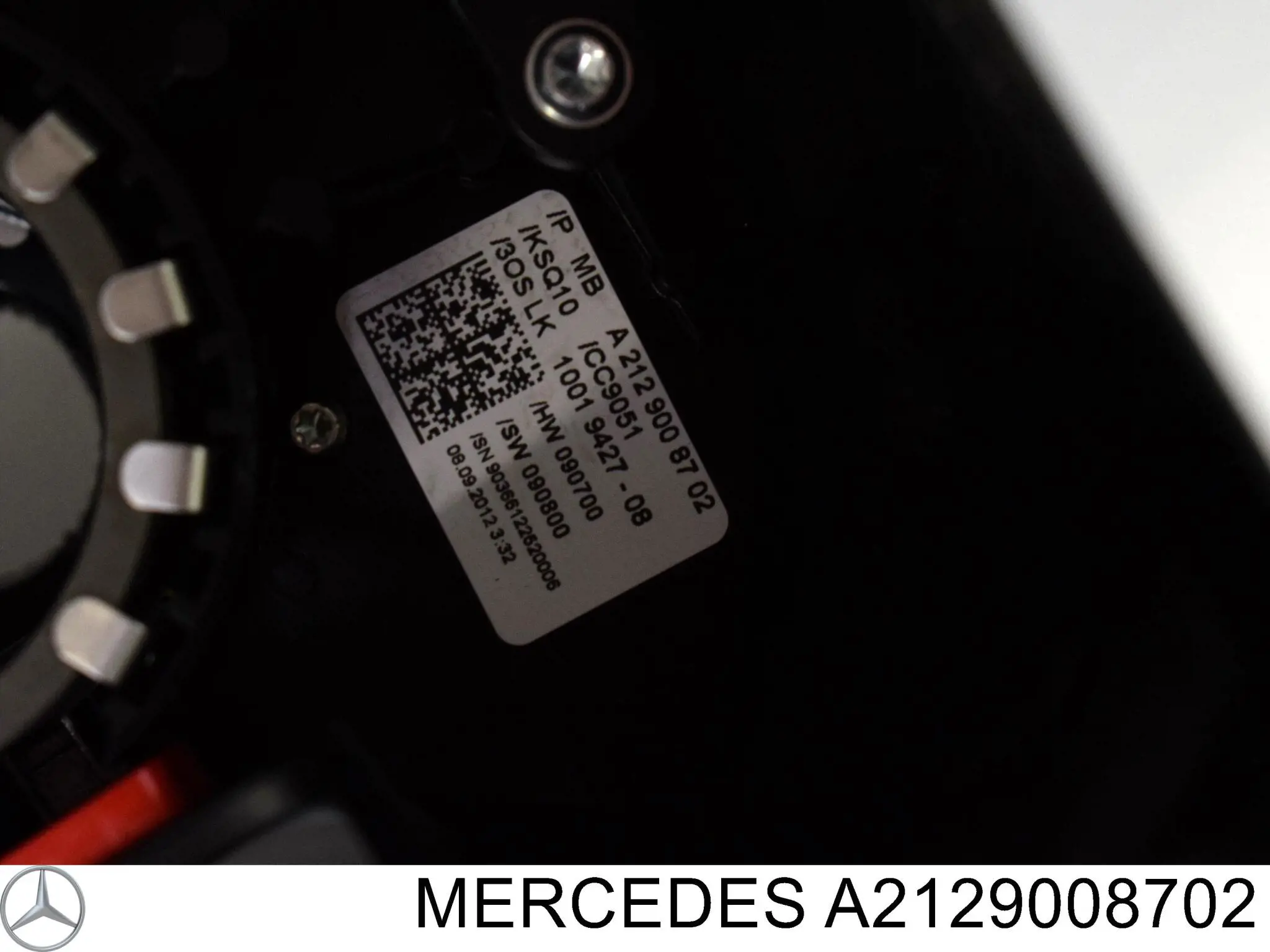 Comutador instalado na coluna da direção, montado A2129008702 Mercedes