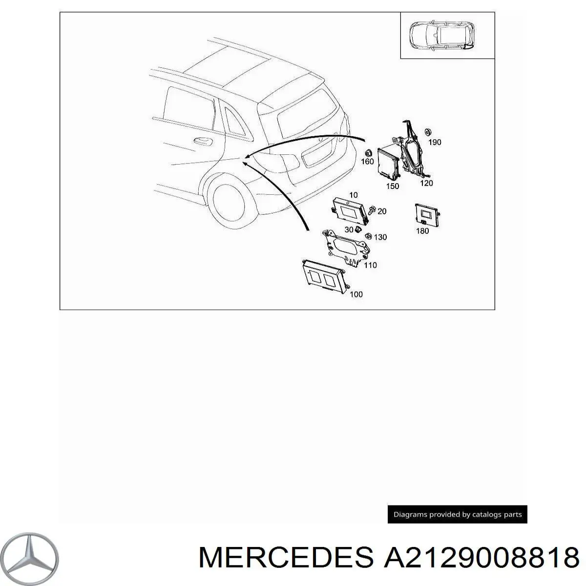  Mercedes 2129008729 preço, a partir de 26,34 USD