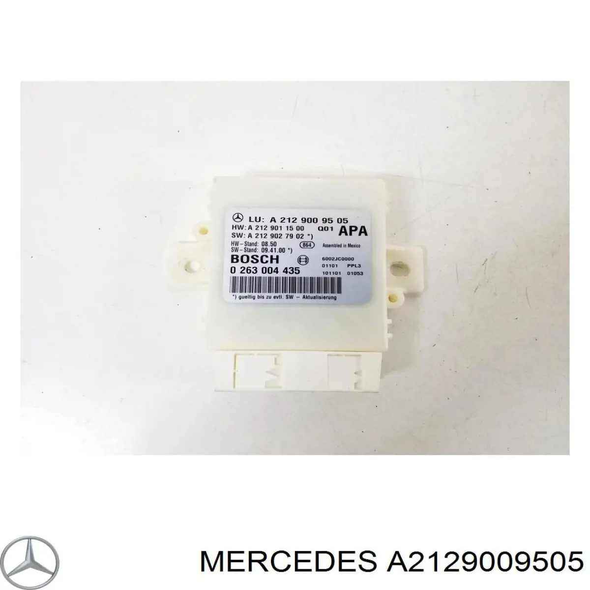 A2129009505 Mercedes Módulo de direção (Centralina eletrônica) de sensor de estacionamento