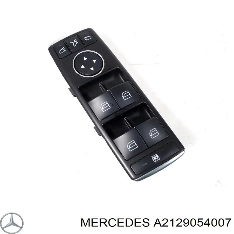 A2129054007 Mercedes Unidade de botões dianteira esquerda de controlo de elevador de vidro