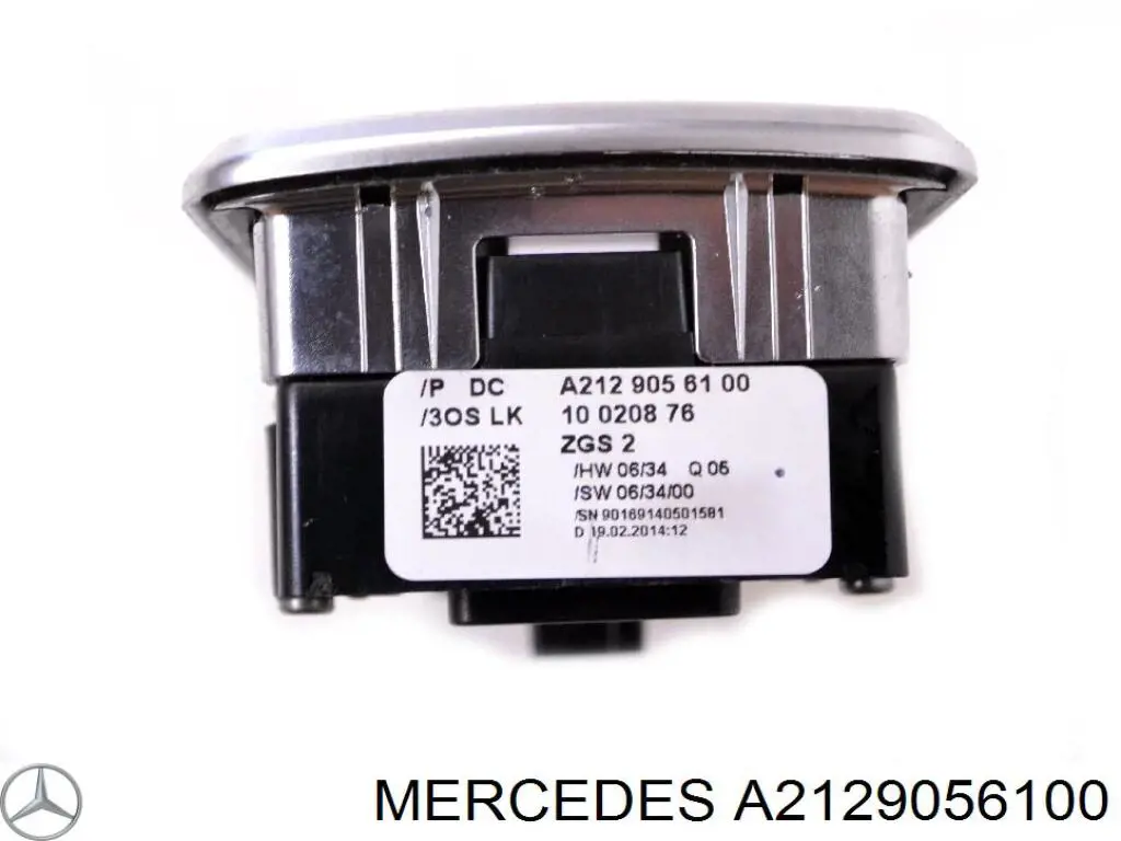A2129056100 Mercedes Unidade de botões dianteira esquerda de controlo de elevador de vidro