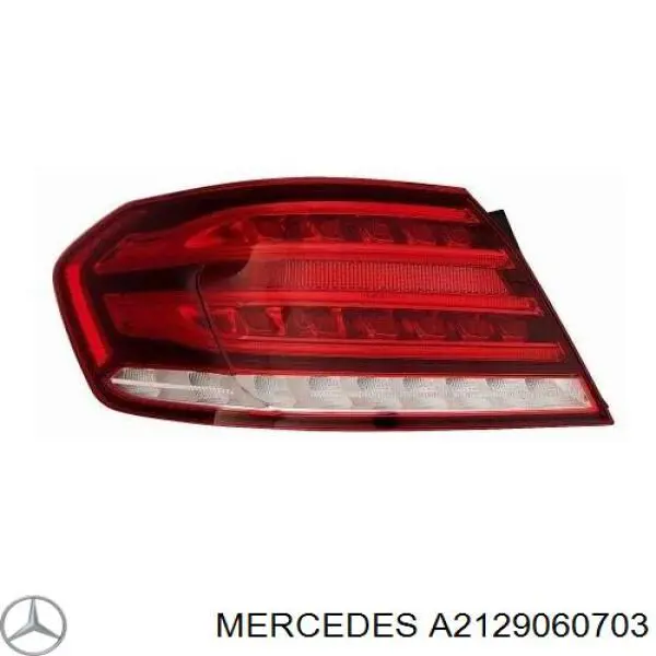 Lanterna traseira esquerda externa Mercedes A2129060703 preço, a partir de 345,17 USD