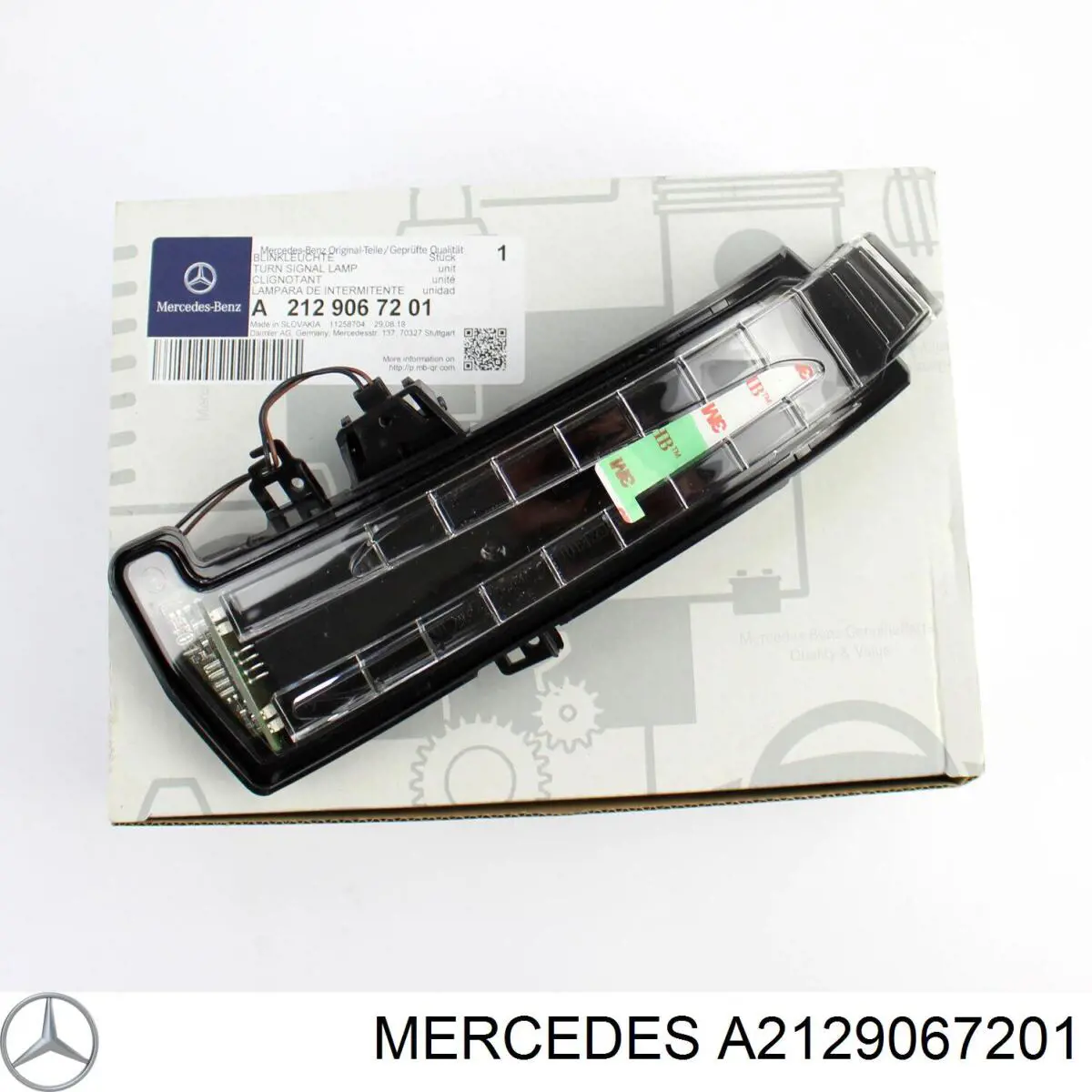 A2129067201 Mercedes Pisca-pisca de espelho esquerdo