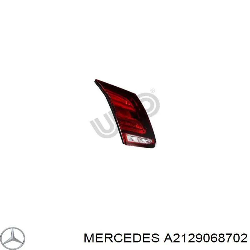 A2129068702 Mercedes Lanterna traseira esquerda externa