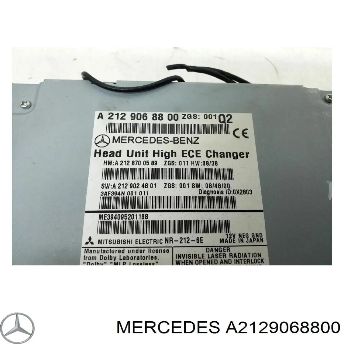 Aparelhagem de som (rádio AM/FM) Mercedes A2129068800 preço, a partir de 243,68 USD