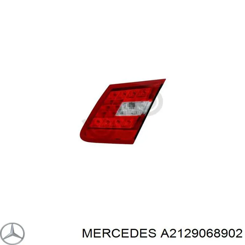 A2129068902 Mercedes Lanterna traseira esquerda interna