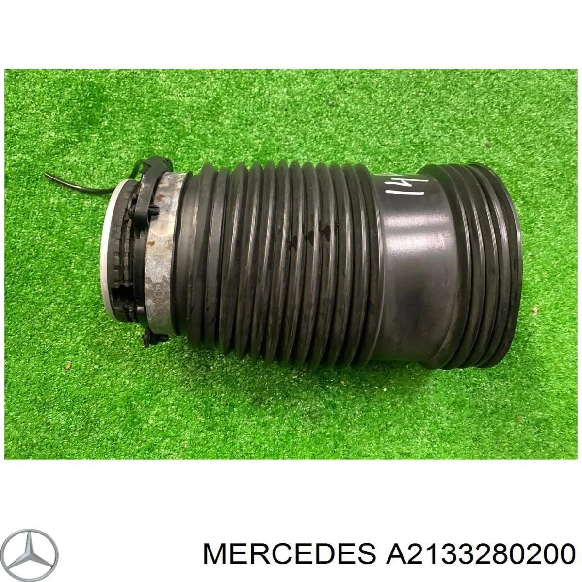 Coxim pneumático (suspensão de lâminas pneumática) do eixo traseiro Mercedes A2133280200 preço, a partir de 576,48 USD
