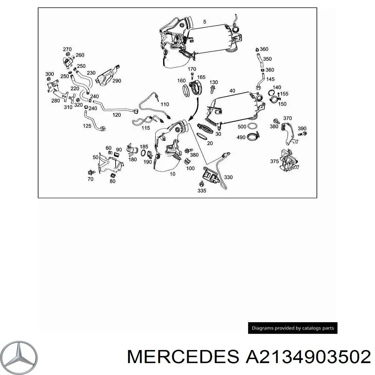  Mercedes A2134903502 preço, a partir de 105,28 USD
