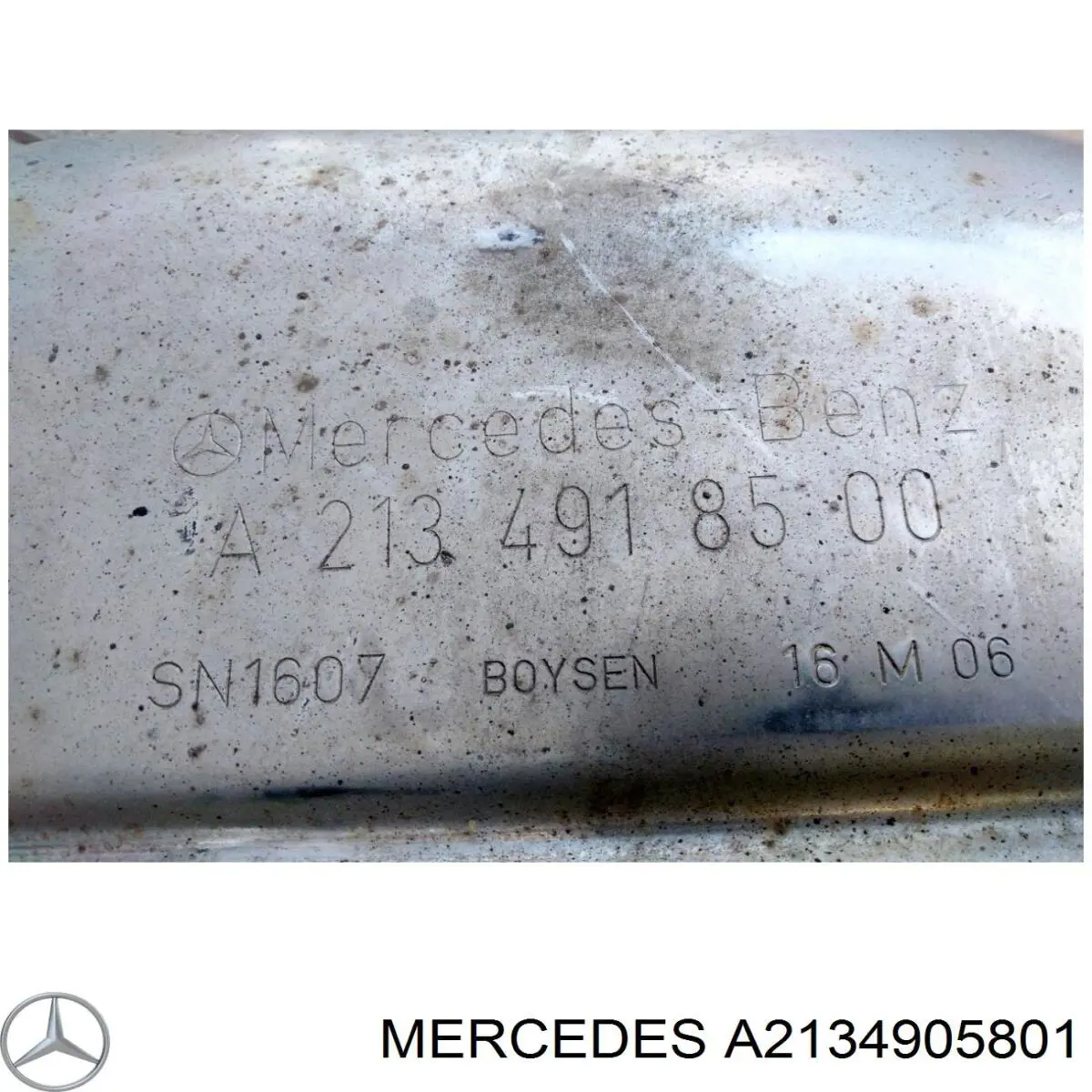 Silenciador, parte traseira Mercedes A2134905801 preço, a partir de 957,95 USD