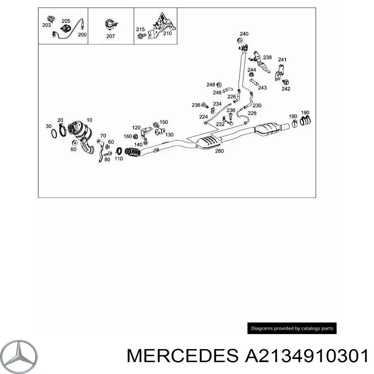 A2134910301 Mercedes 