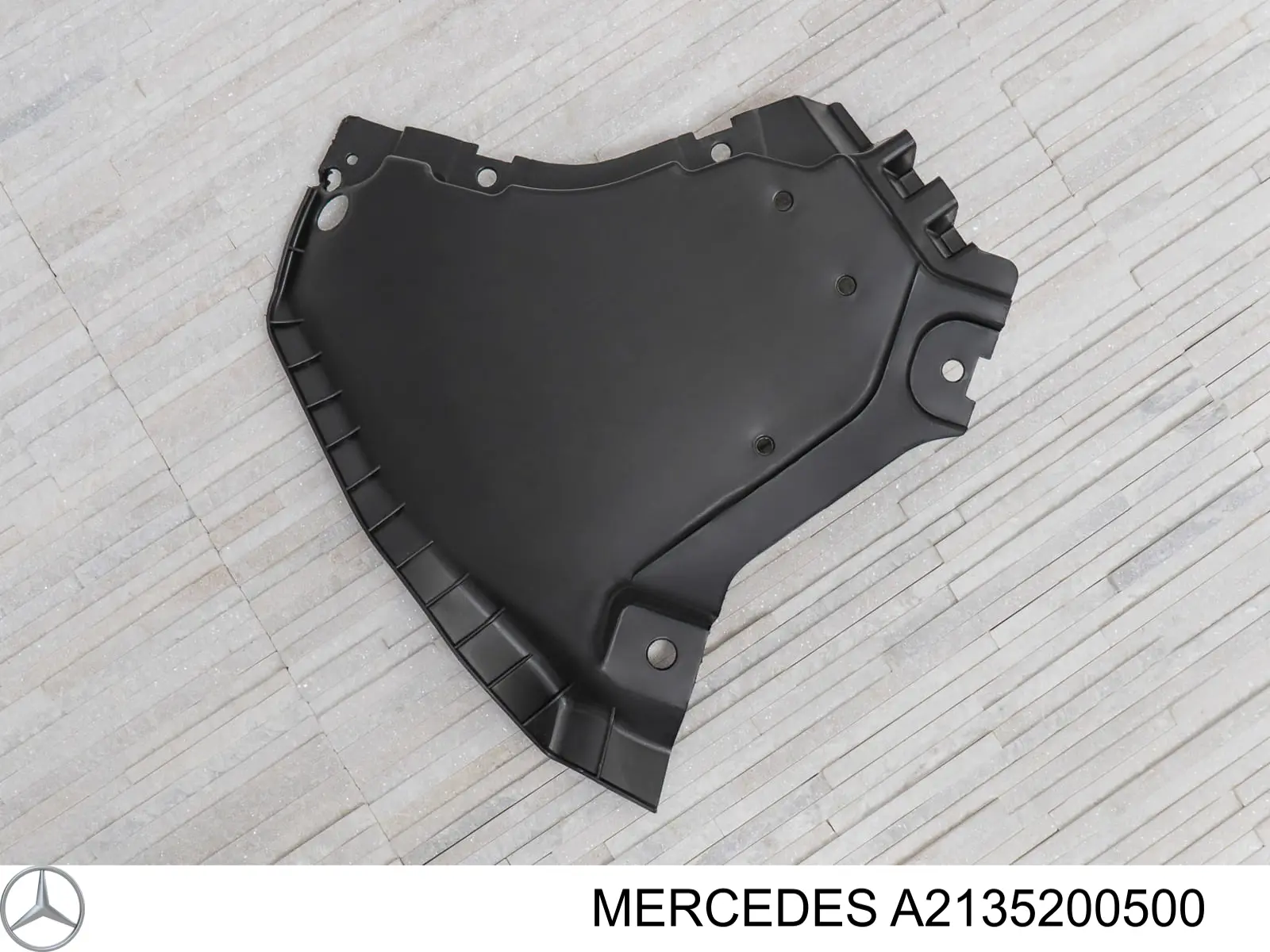 A2135200500 Mercedes Proteção esquerda do pára-choque dianteiro