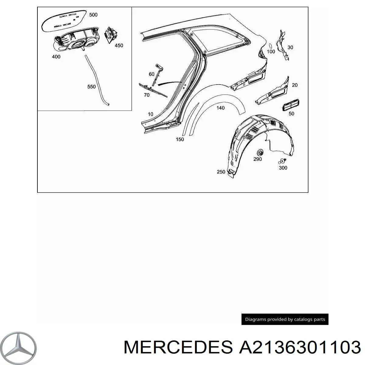 Compre A2136301103 Mercedes Caixa de filtro de combustível