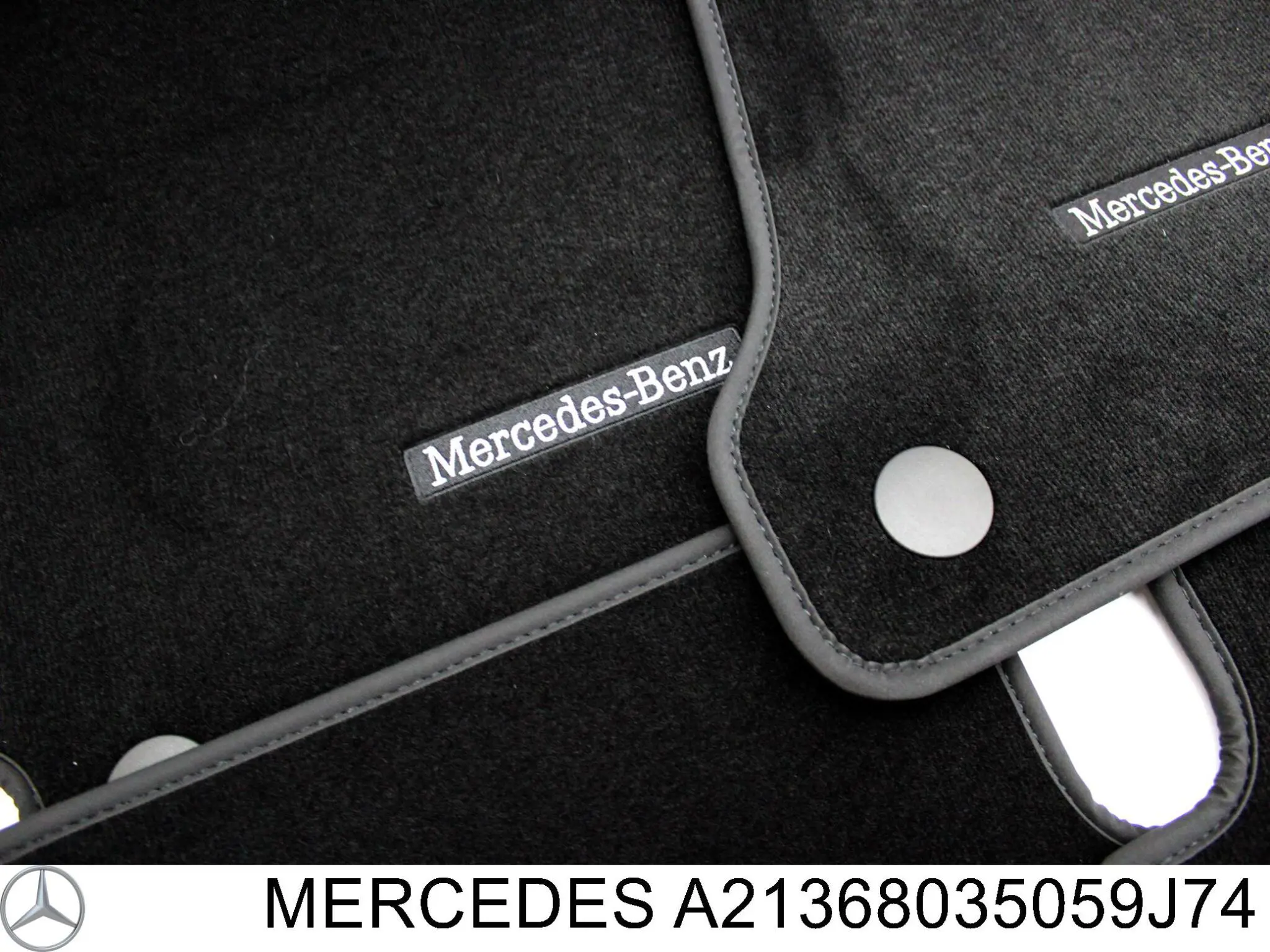A21368035059J74 Mercedes Tapetes dianteiros + traseiros, kit