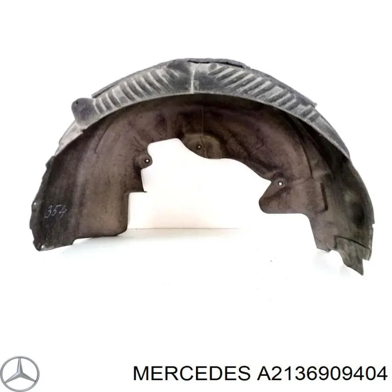A2136909404 Mercedes Guarda-barras do pára-lama traseiro direito