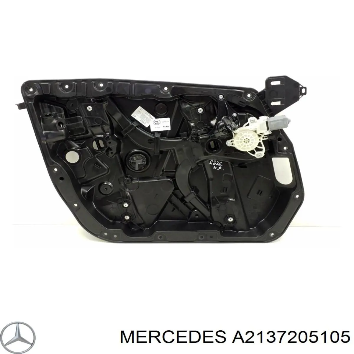 A2137205105 Mercedes Mecanismo de acionamento de vidro da porta dianteira esquerda