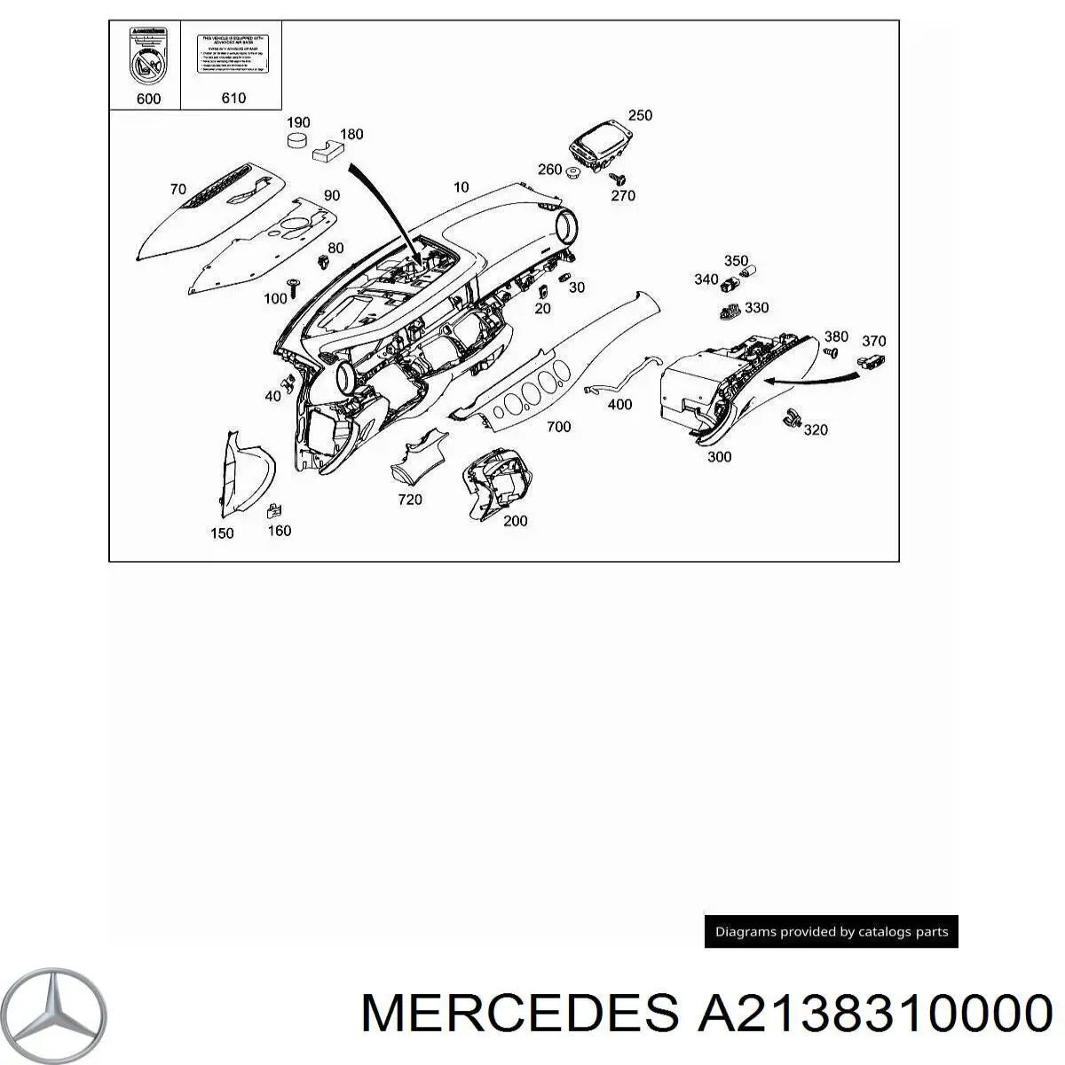 A2138310000 Mercedes 