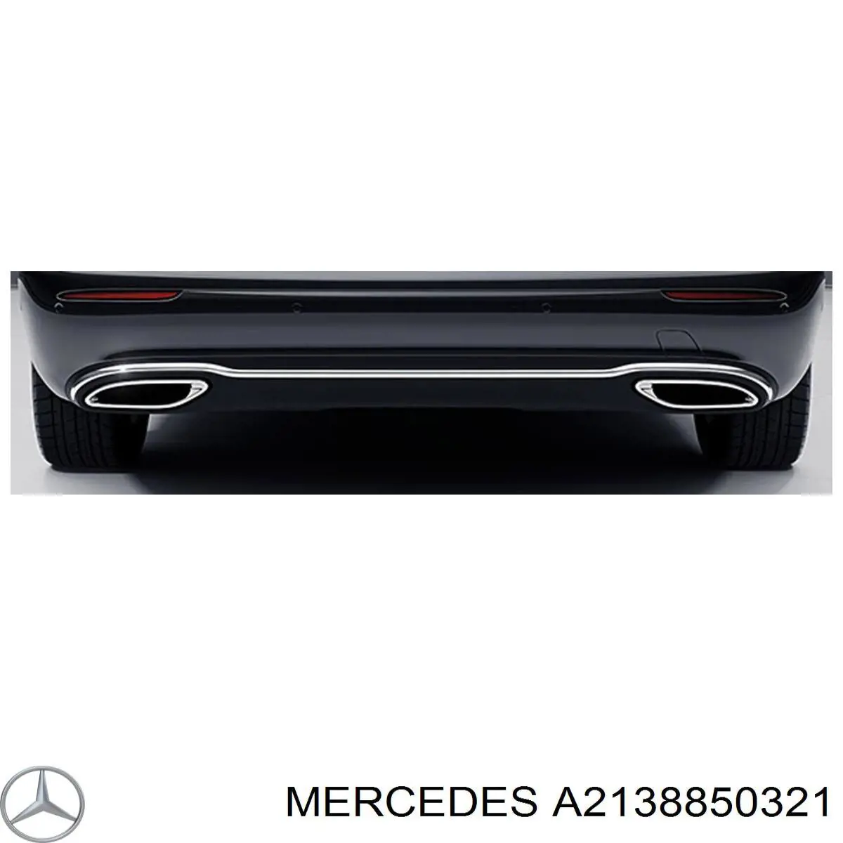 Moldura central do pára-choque traseiro Mercedes A2138850321 preço, a partir de 60,65 USD