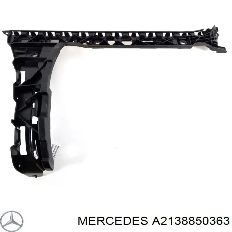 A2138850363 Mercedes Guia esquerda do pára-choque traseiro