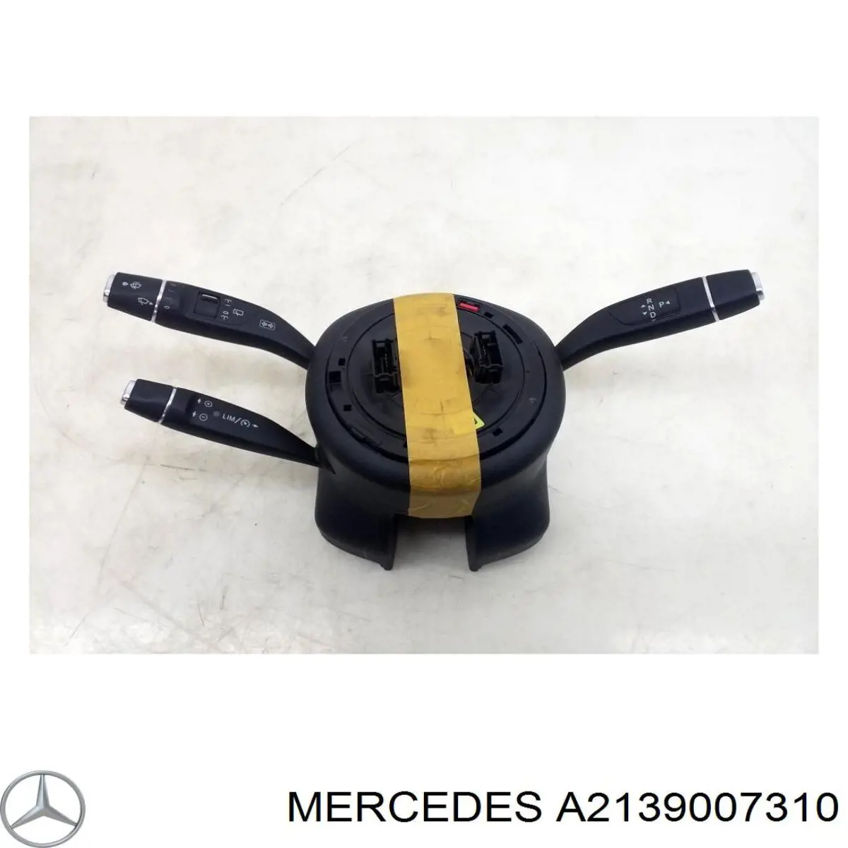 Comutador instalado na coluna da direção, montado Mercedes E  S213