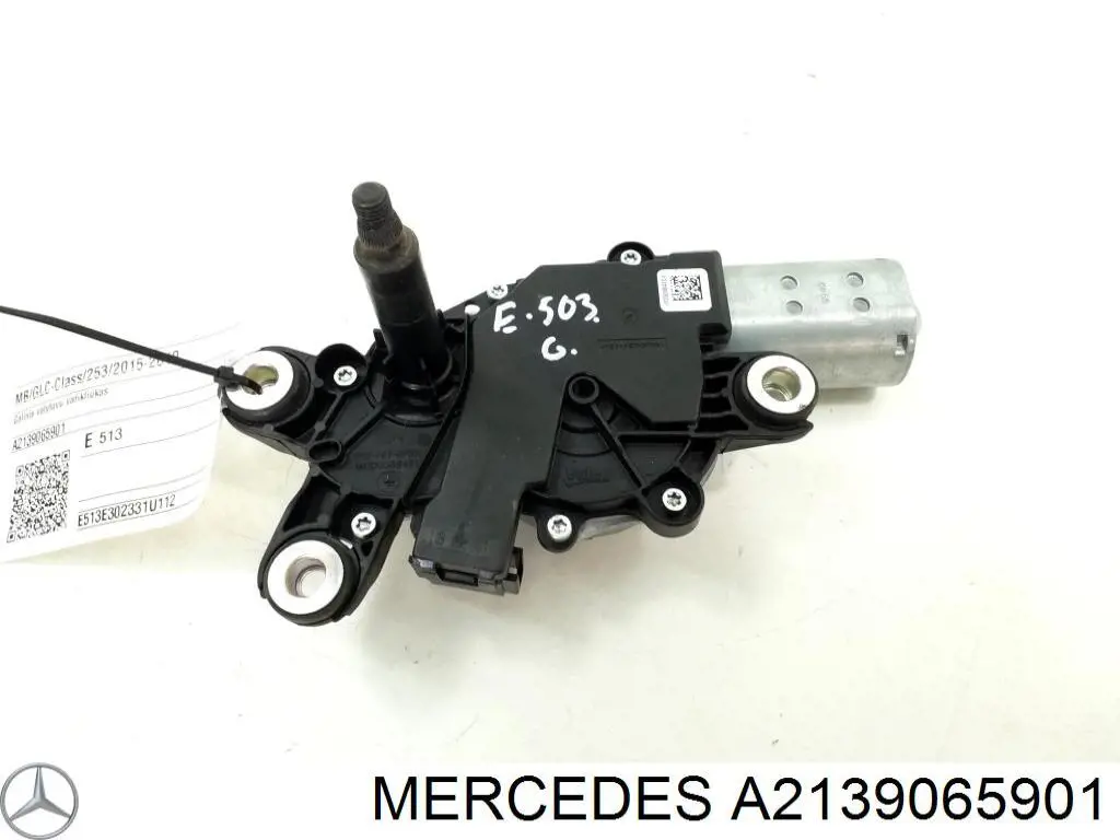 A2139065901 Mercedes Motor de limpador pára-brisas de vidro traseiro