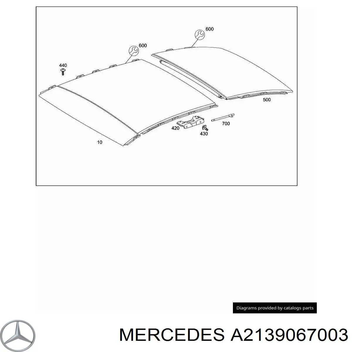 A2139067003 Mercedes Motor da cortina de proteção solar