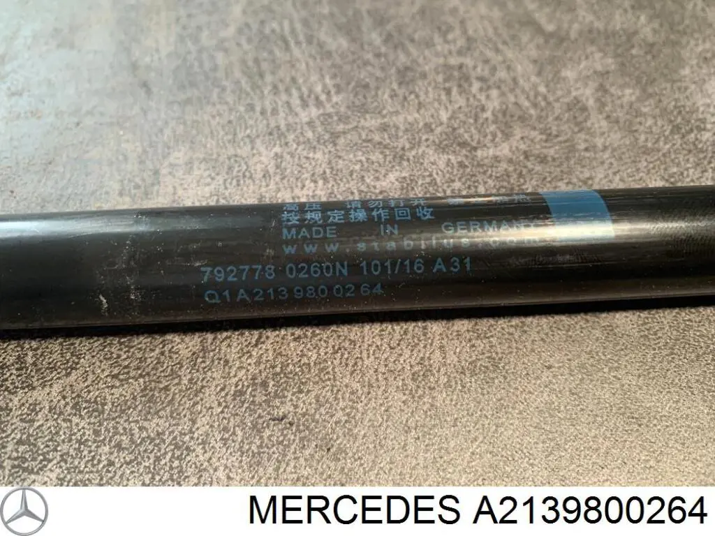 Compre A2139800264 Mercedes Amortecedor da capota direito
