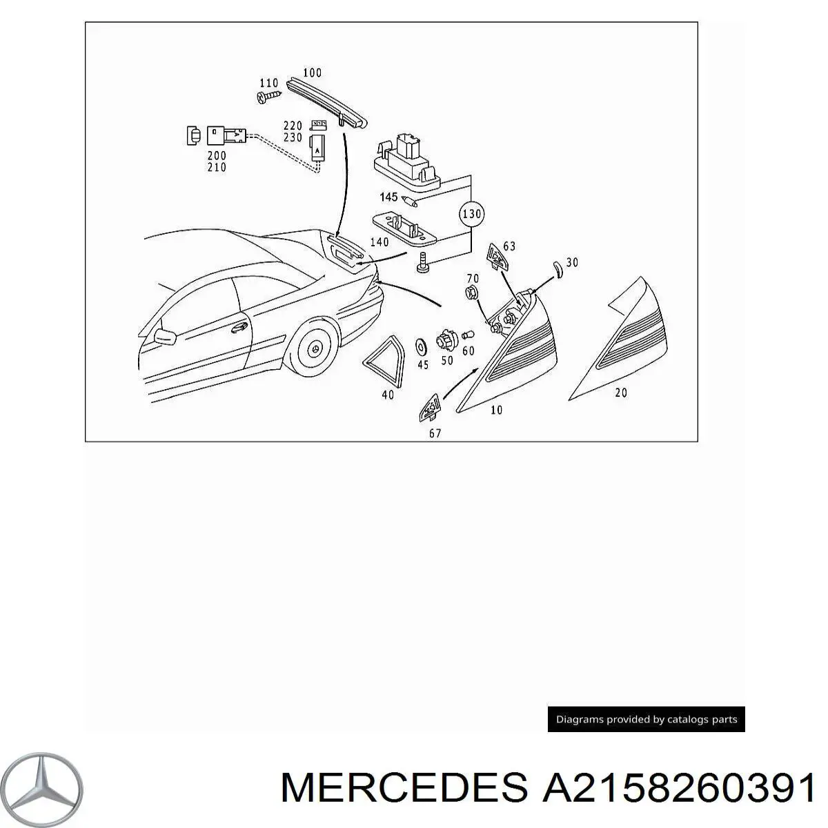 A2158260391 Mercedes 