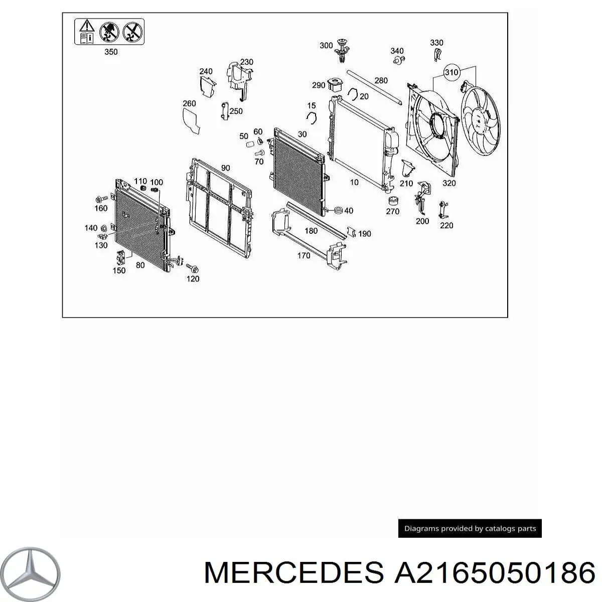 A2165050186 Mercedes 