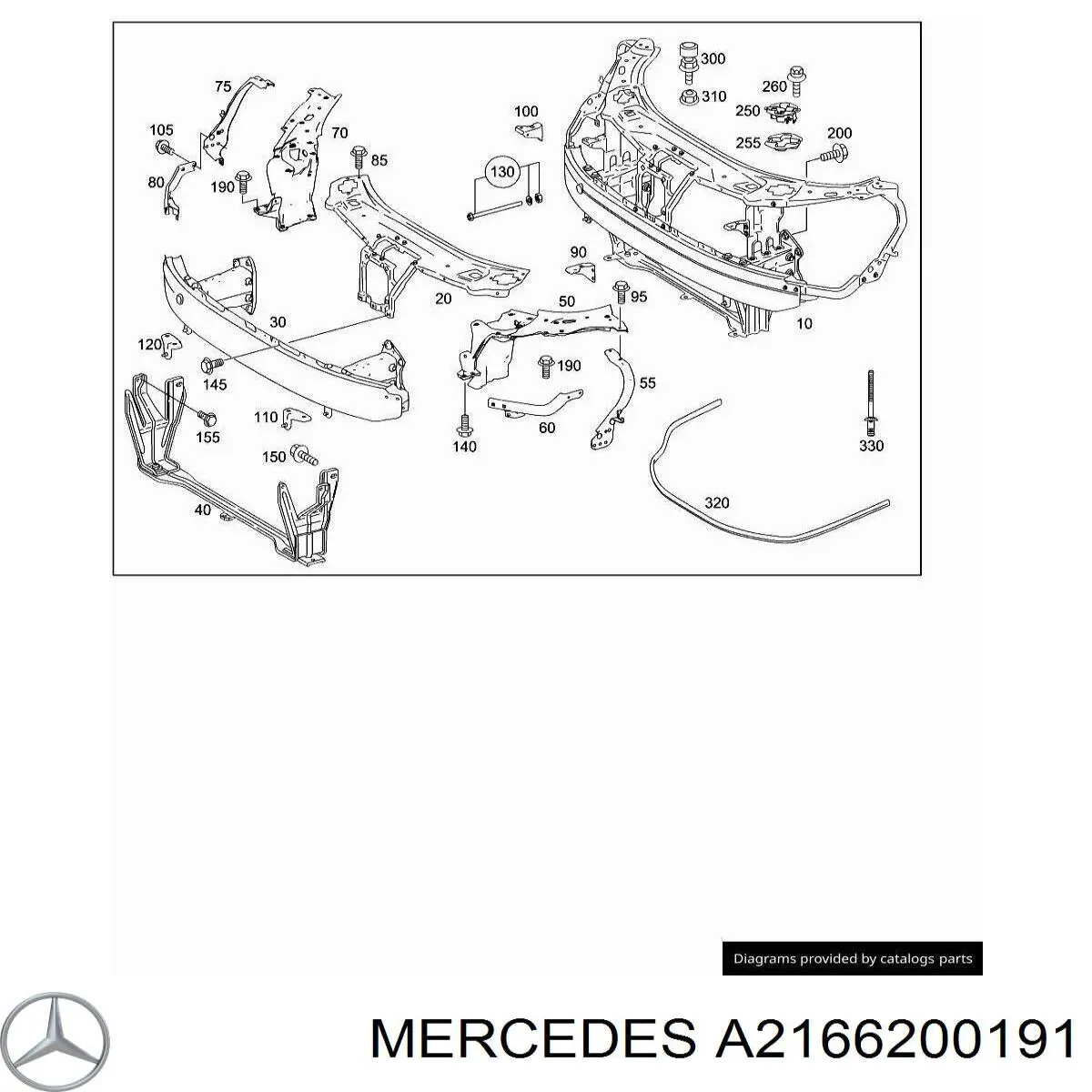 Mercedes A2166200091 preço, a partir de 112,66 USD