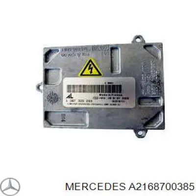 A2168700385 Mercedes Módulo de direção (Centralina eletrônica) de iluminação adativa