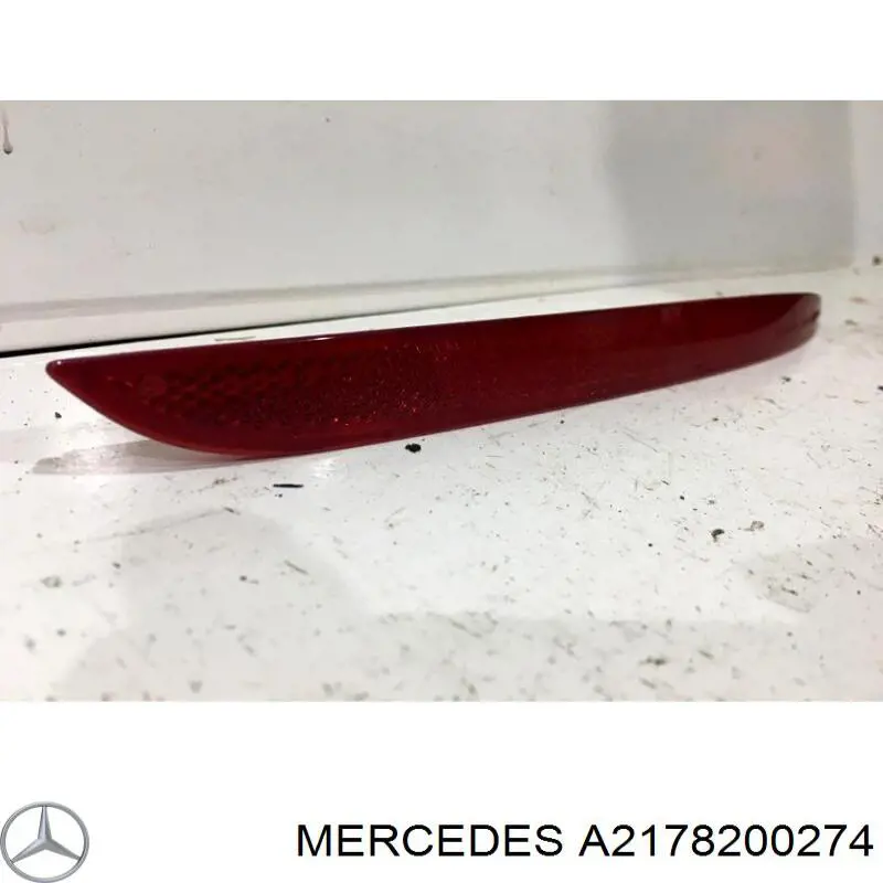 Retrorrefletor (refletor) do pára-choque traseiro direito Mercedes A2178200274 preço, a partir de 15,03 USD