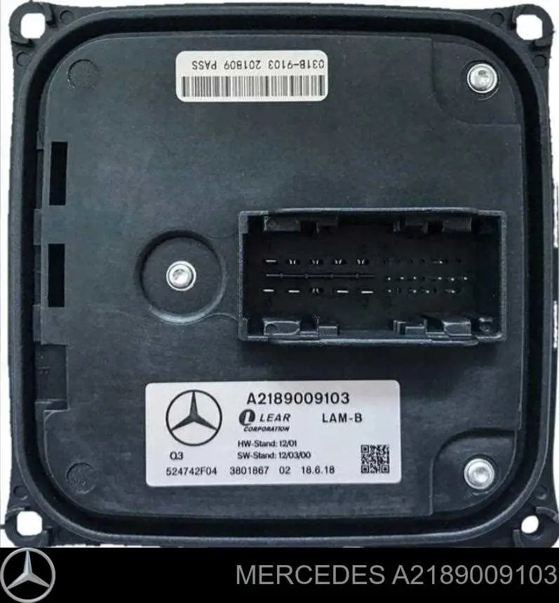 Unidade de controlo de iluminação Mercedes A2189009103 preço, a partir de 132,69 USD