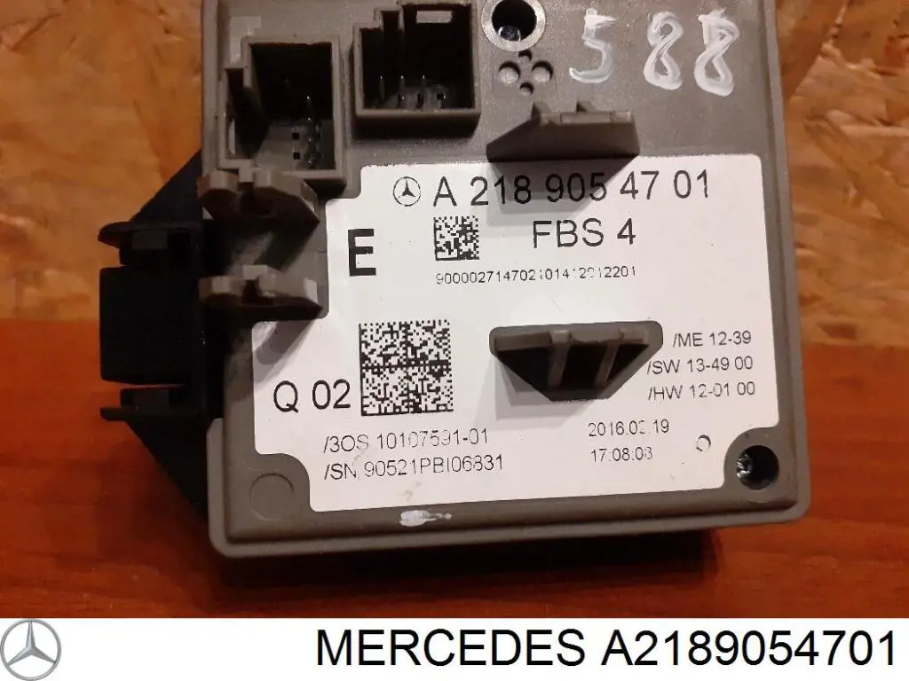 A2189054701 Mercedes Fecho de ignição