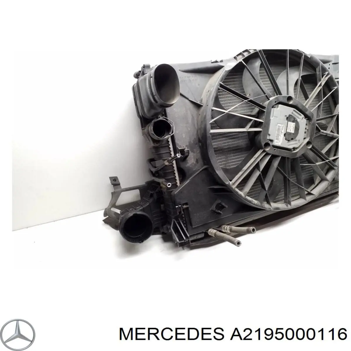 Conduto de ar (defletor) do radiador Mercedes A2195000116 preço, a partir de 116,50 USD