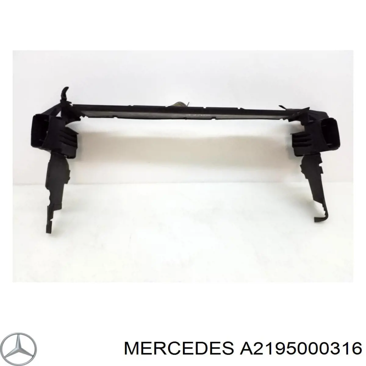 A2195000316 Mercedes Conduto de ar (defletor) do radiador