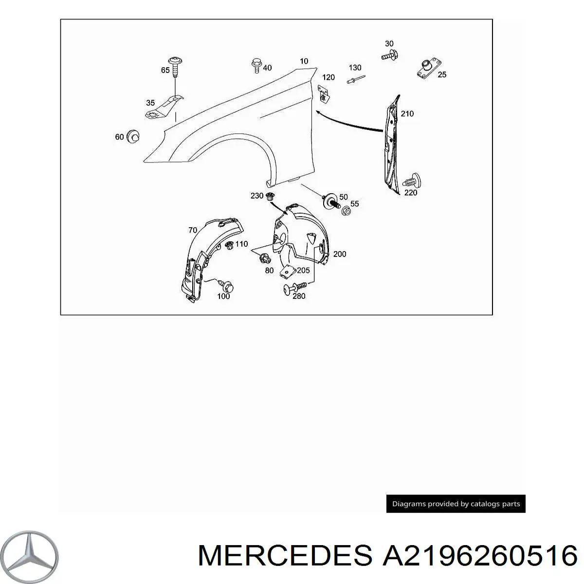 A2196260516 Mercedes 
