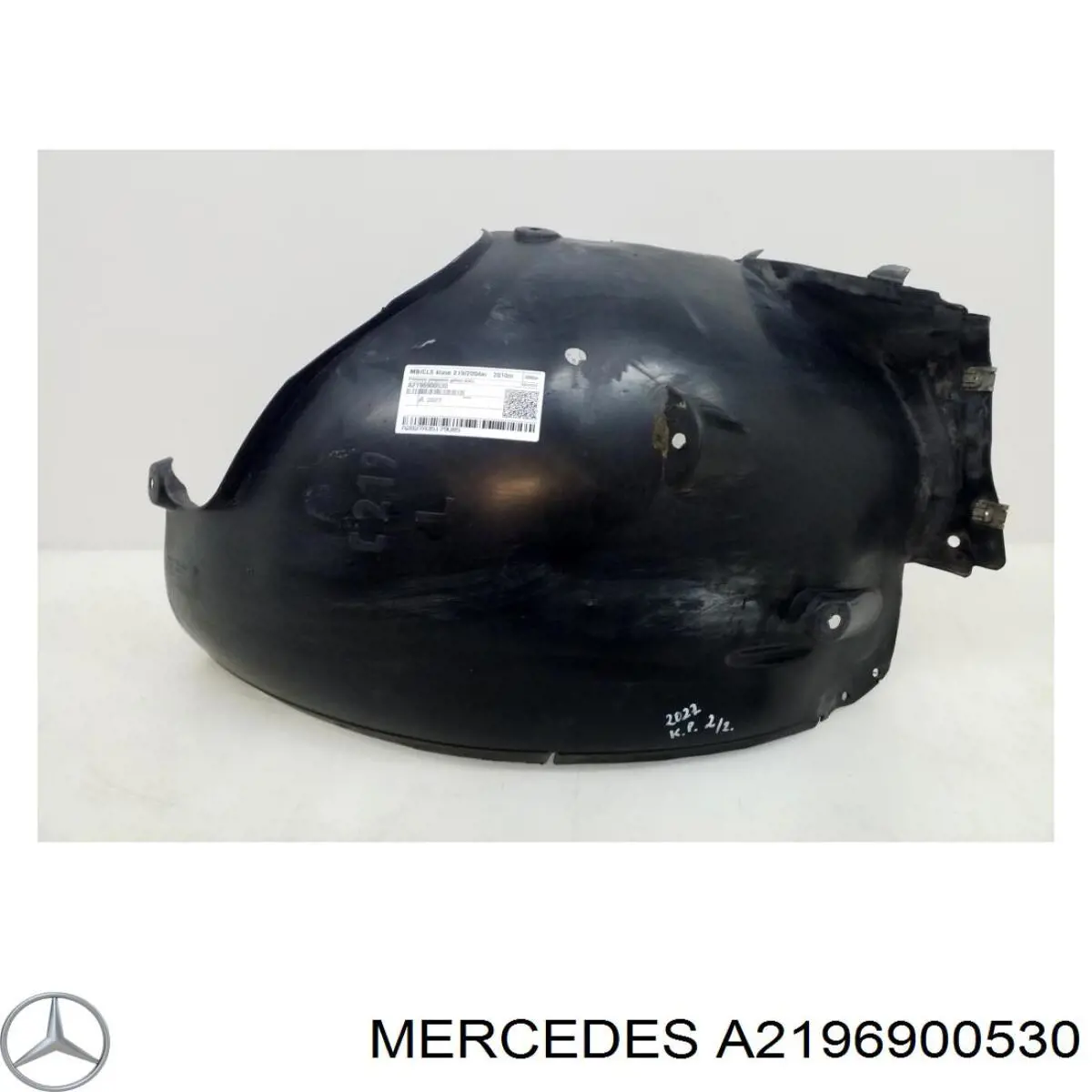 A2196900530 Mercedes Guarda-barras esquerdo traseiro do pára-lama dianteiro