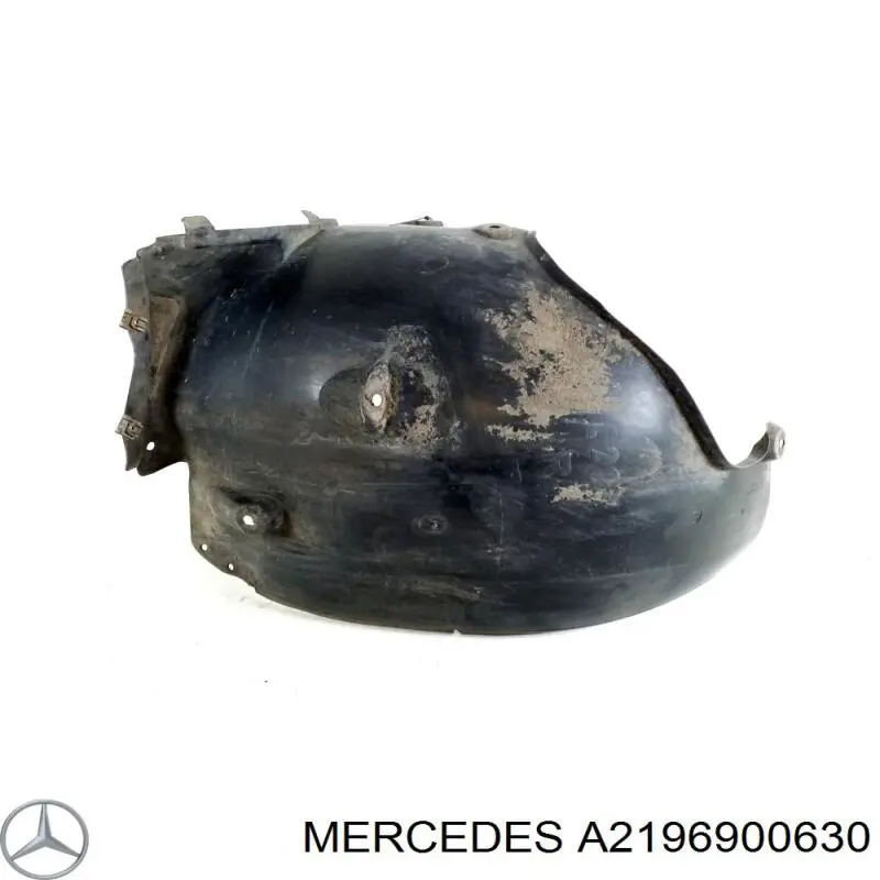 A2196900630 Mercedes Guarda-barras direito traseiro do pára-lama dianteiro